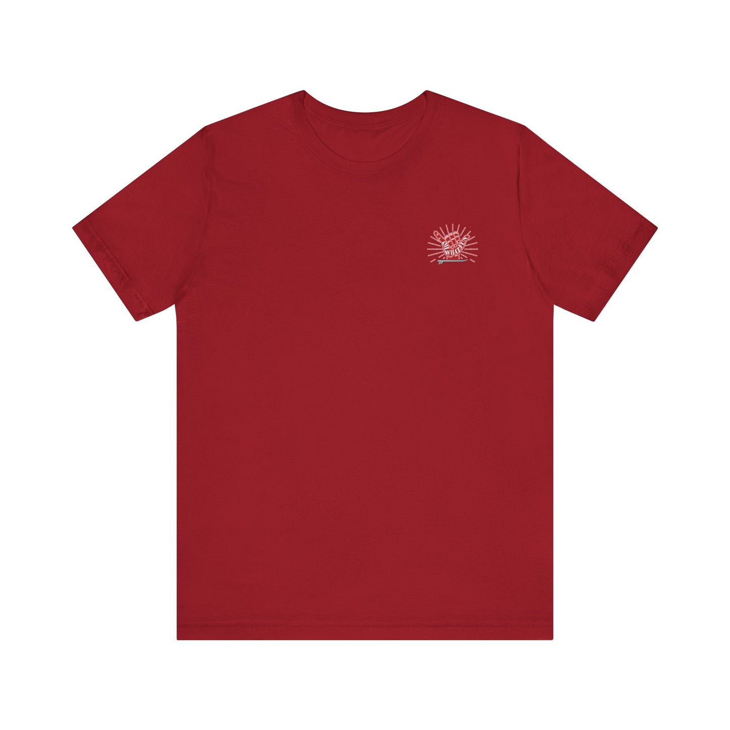 Adult Christmas Surfing Tee - Bella Canvas