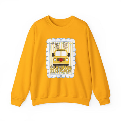 Christmas Bus Driver Sweatshirt - Gildan