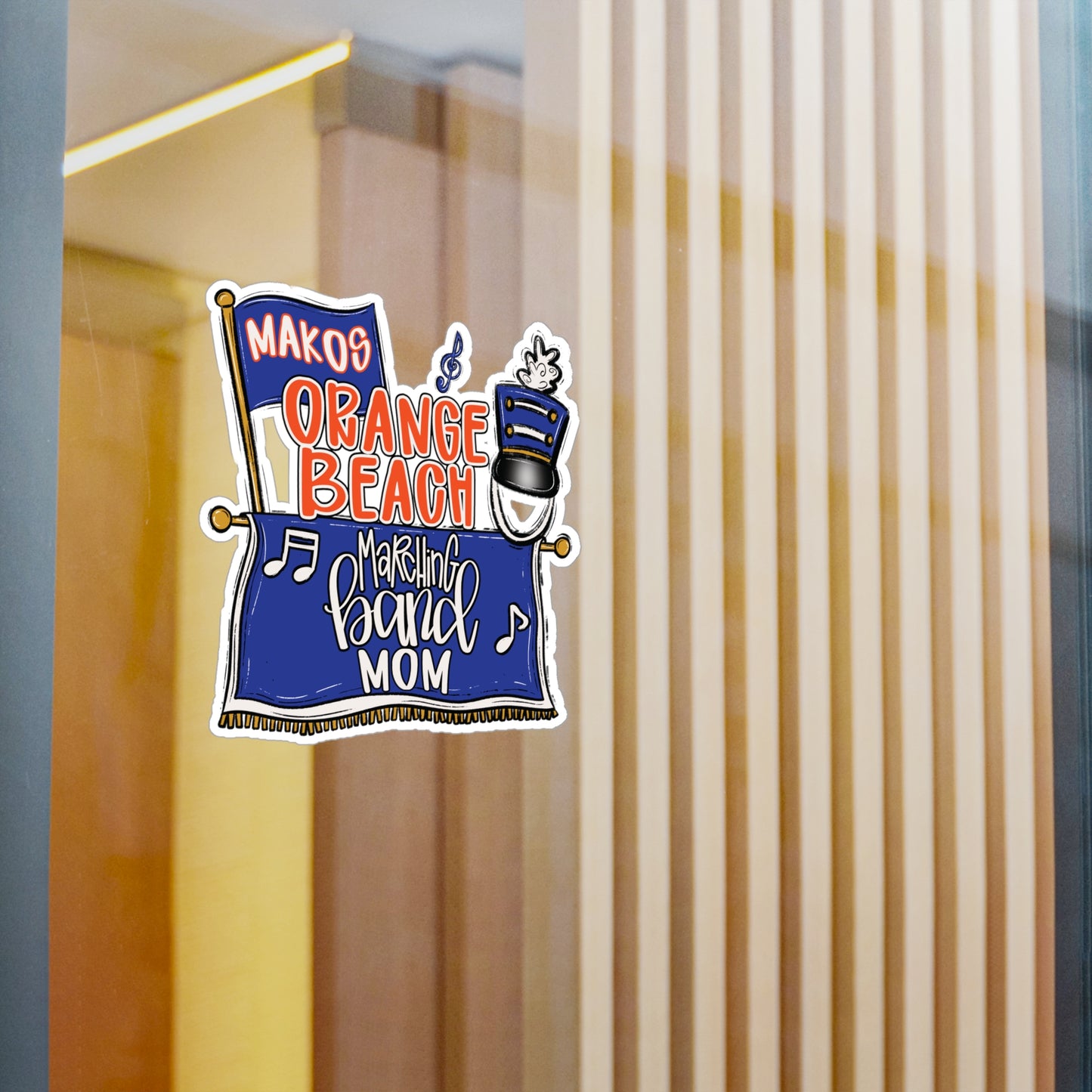 Marching Band Mom Vinyl Decals