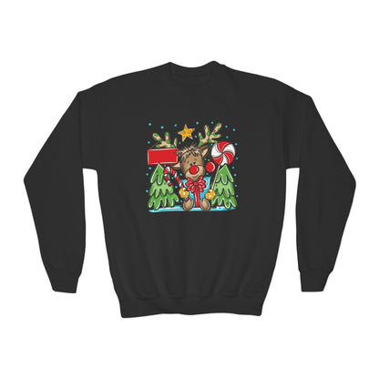 Personalized Boy Reindeer Sweatshirt
