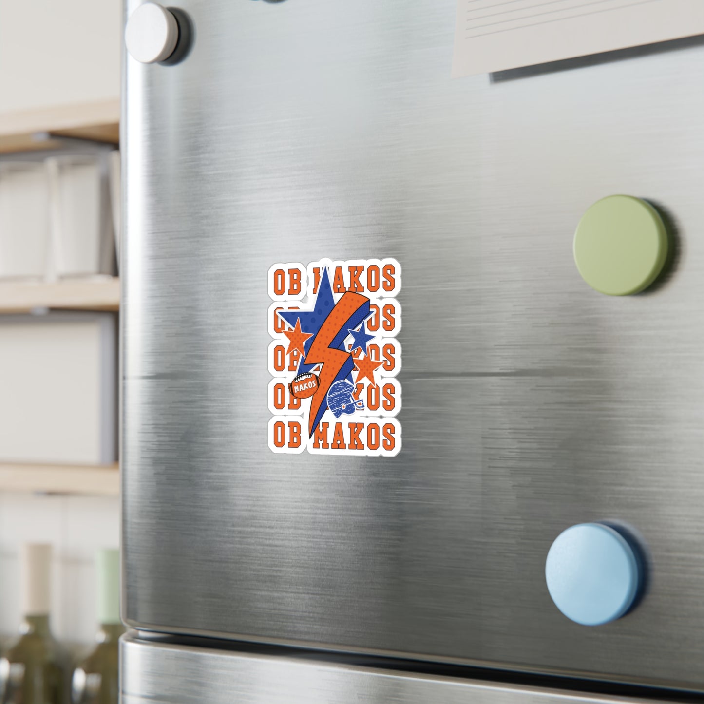 Makos Football Spirit Vinyl Decals