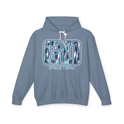 Adult Go Dolphins Hoodie - Comfort Colors