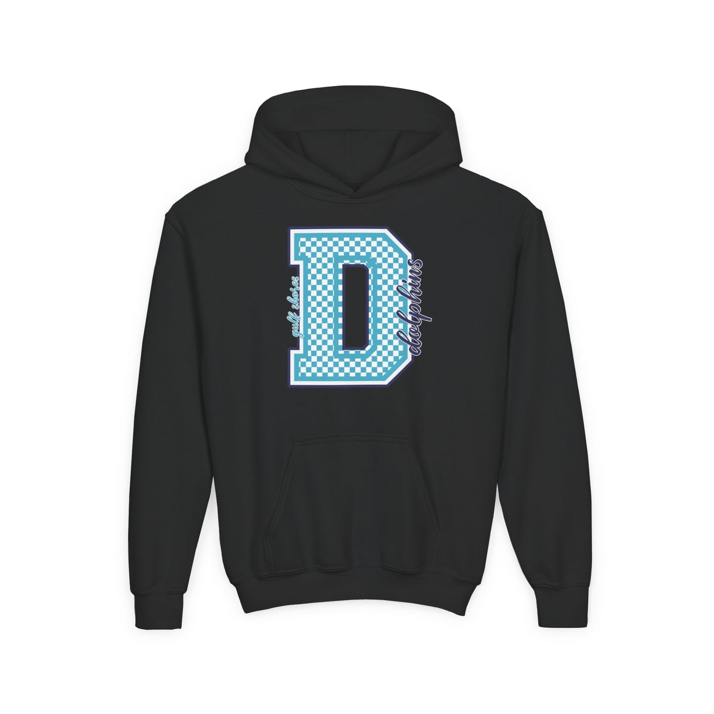 Youth Preppy Checkerboard D Hoodie