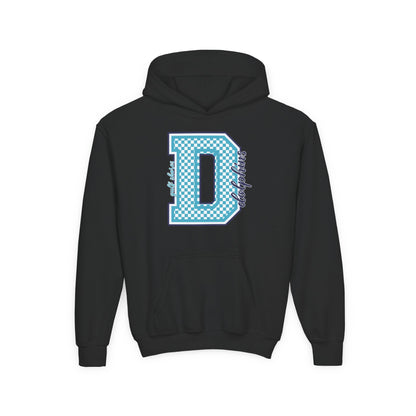 Youth Preppy Checkerboard D Hoodie
