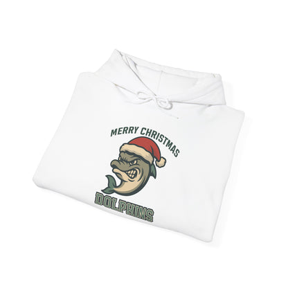 Merry Christmas Dolphin Hoodie - Gildan