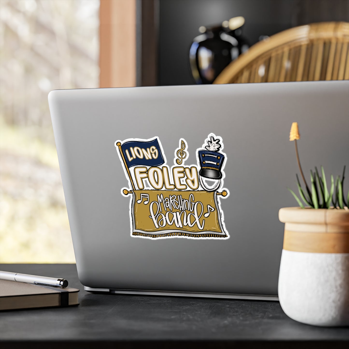Foley Lions Marching Band Vinyl Decals