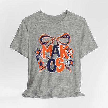Adult Makos Twirly Ribbon Tee - Bella Canvas