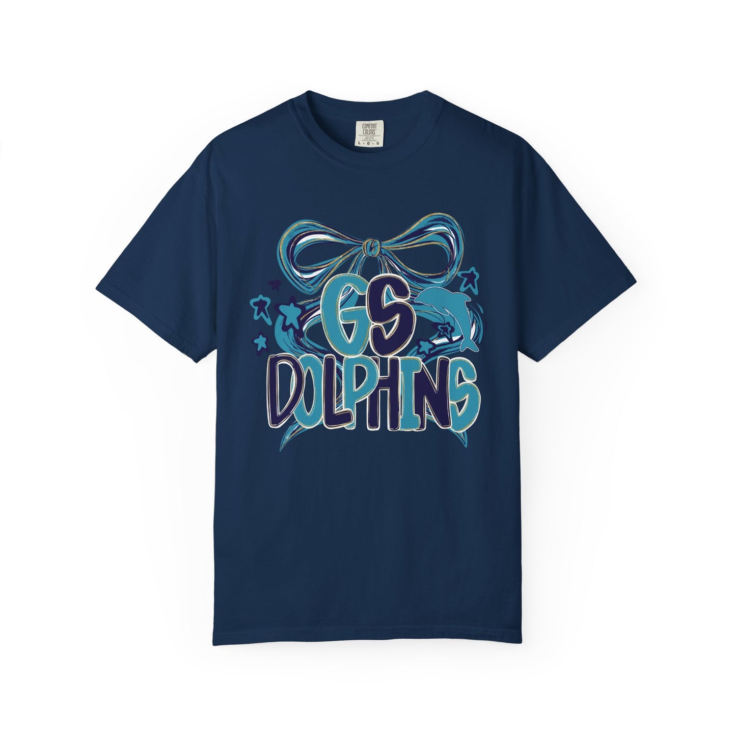 Adult GS Dolphins Bow - Comfort Colors