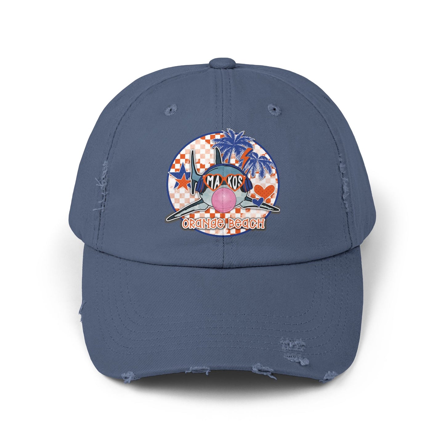 Bubble Poppin Makos Distressed Cap