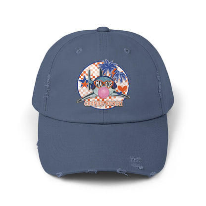 Bubble Poppin Makos Distressed Cap