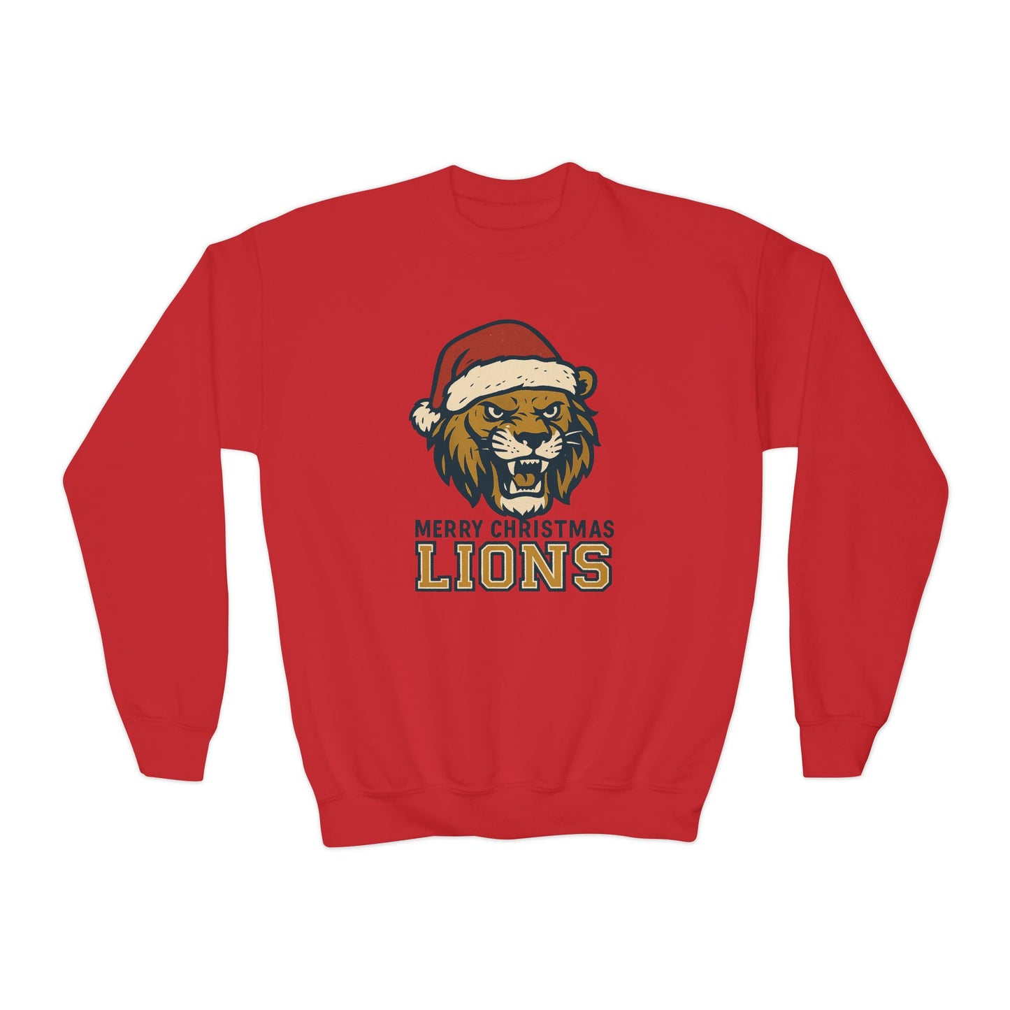 Merry Christmas Lions Sweatshirt - Gildan