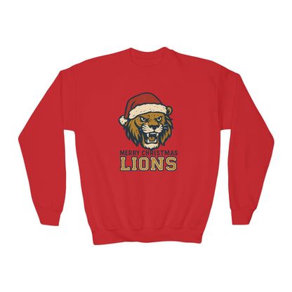 Merry Christmas Lions Sweatshirt - Gildan