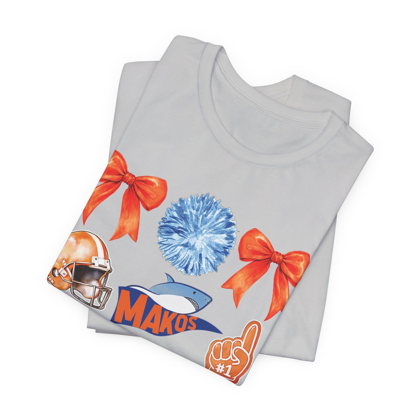 Adult Makos Coquette Football Tee