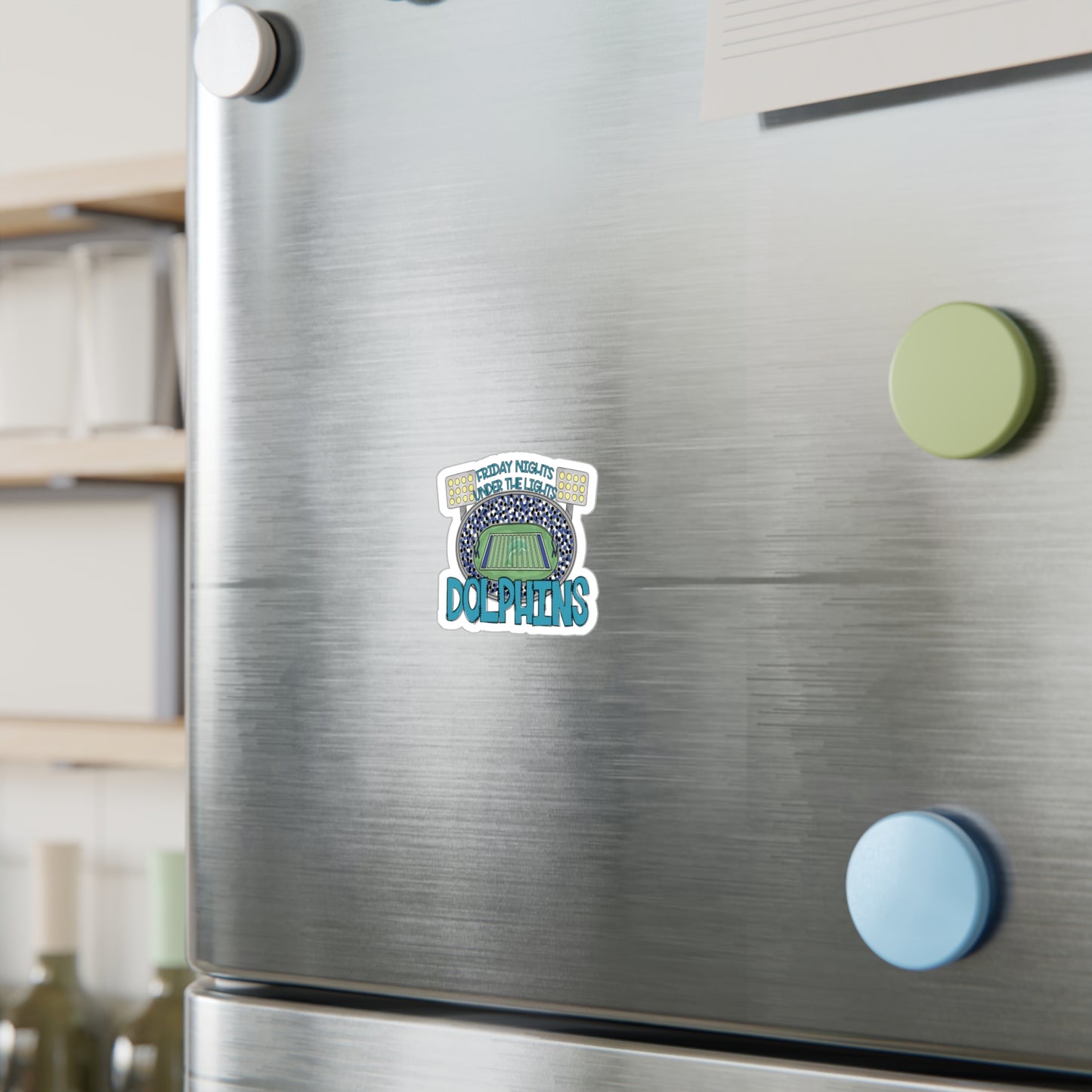 Dolphins Friday Night Lights Vinyl Decals,