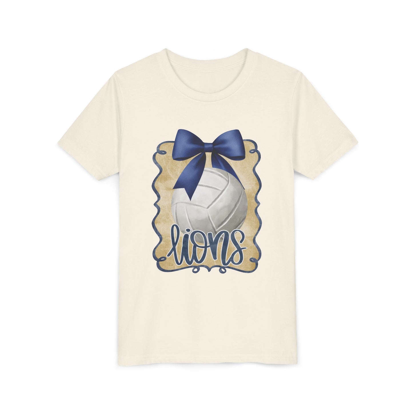 Youth Foley Lions Volleyball Tee - Bella Canvas