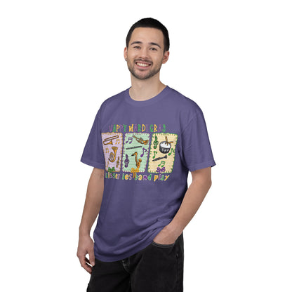 Happy Mardi Gras Jazz T-Shirt — Let the Good Times Roll Shirt