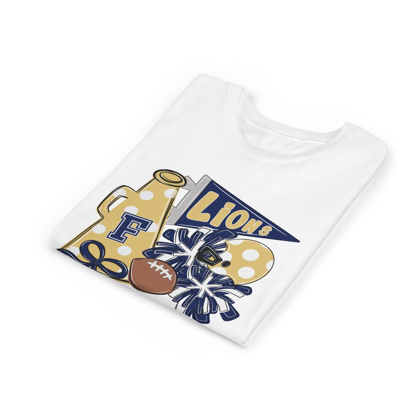 Youth Lions Spirit Football Tee