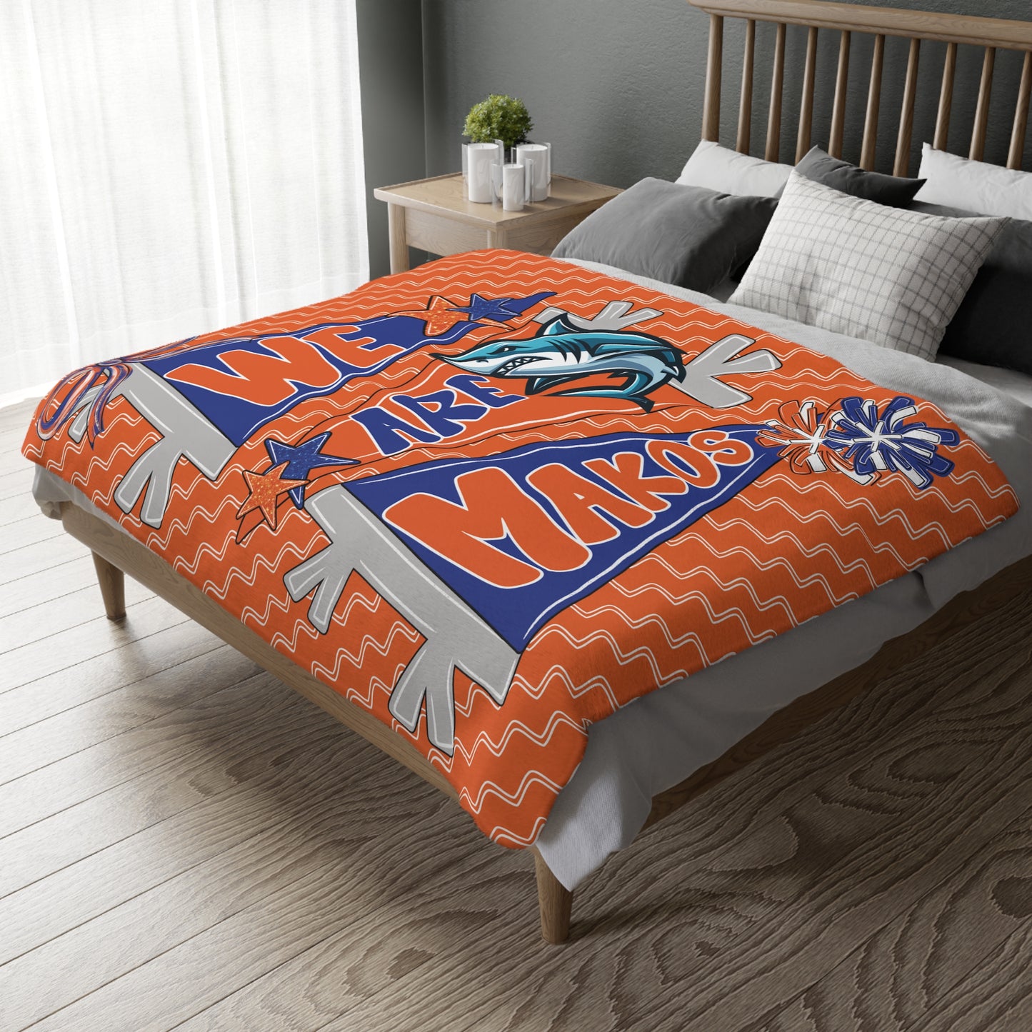 We Are Makos 2 Sided Plush Blanket