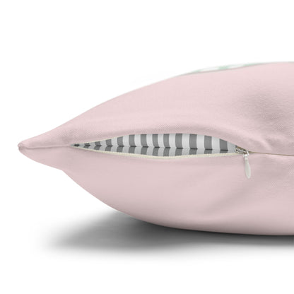 Merry Christmas Pink & Green Pillowcase