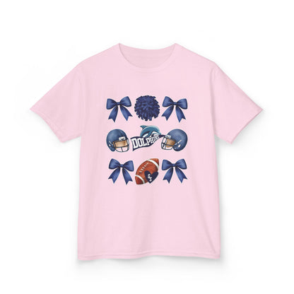 Youth Coquette Dolphins Pennant Tee