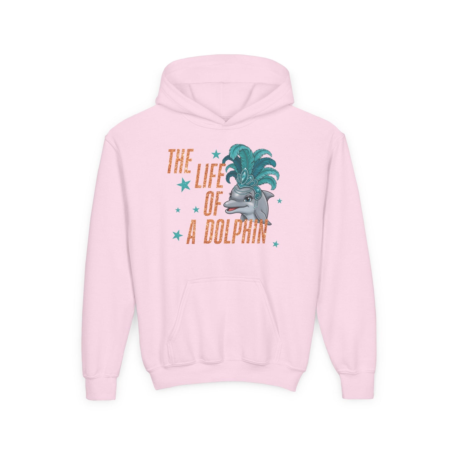 Life of a Dolphin Faux Glitter - Gildan