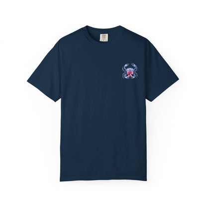 Adult Ono Island Preppy Crab Tee - Comfort Colors