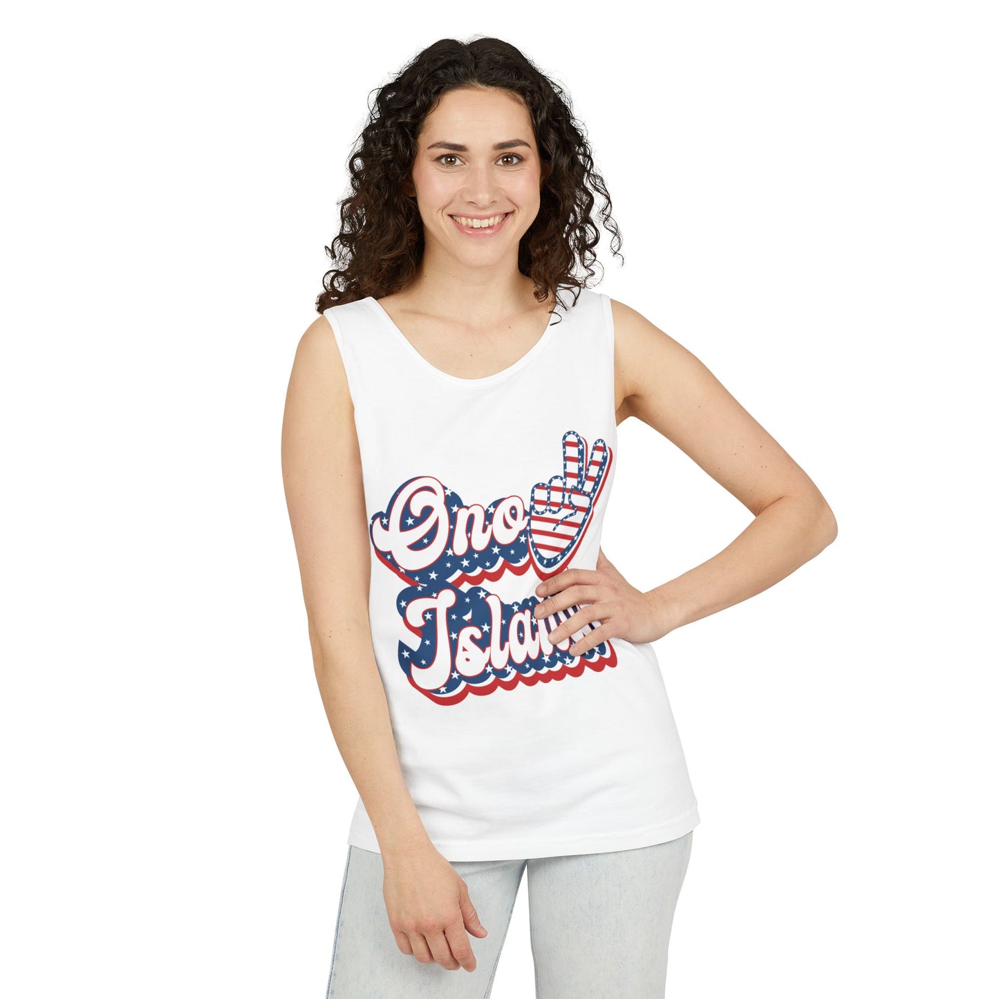 Ono Island Peace Tank Top - Unisex Comfort Colors