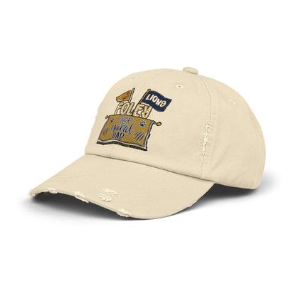 Lions Color Guard Dad Distressed Cap