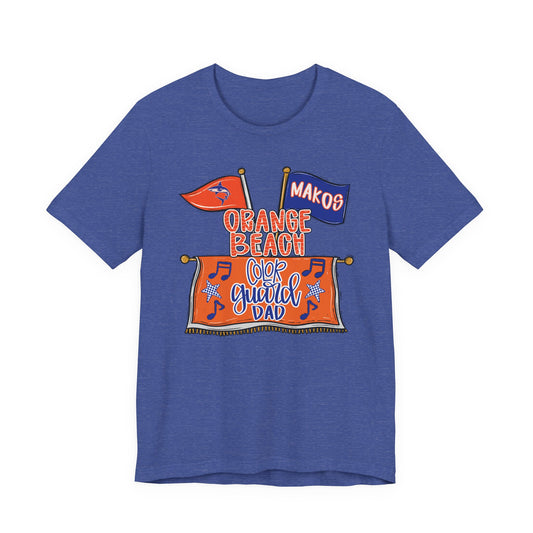 Adult Makos Color Guard Dad Tee - Bella Canvas