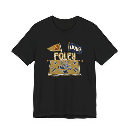Adult Lions Color Guard Dad Tee - Bella Canvas