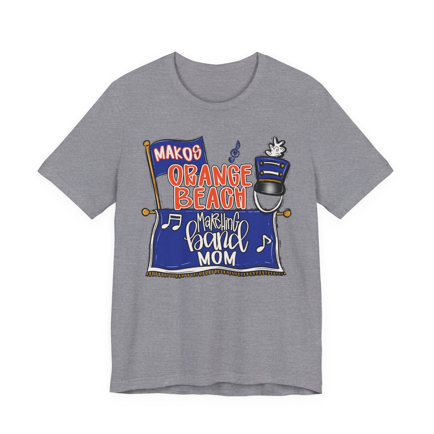 Adult Makos Marching Band Mom - Bella Canvas
