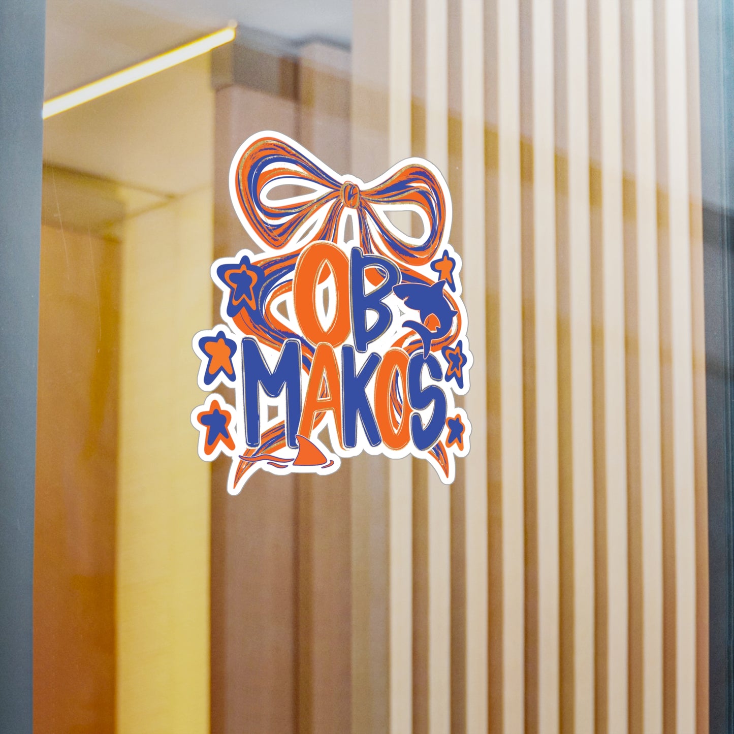 OB Makos Bow Decal