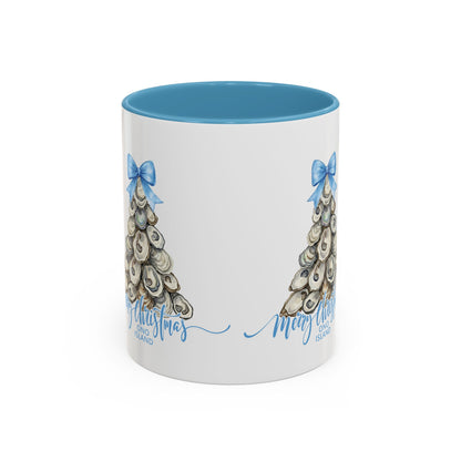 Ono Island Christmas Oyster Tree Mug