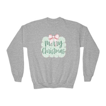 Merry Christmas Youth Sweatshirt - Gildan