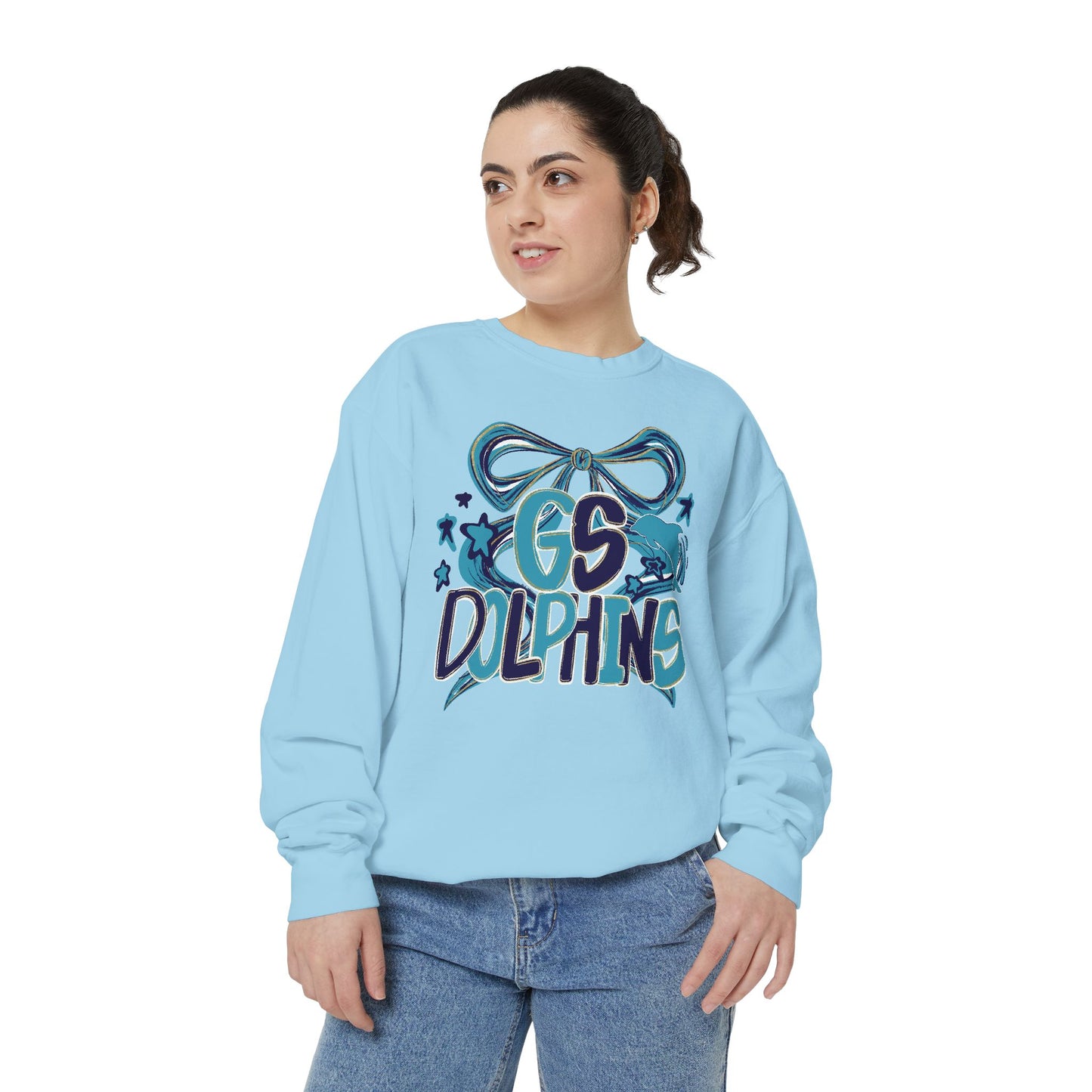 Adult GS Dolphins Sweatshirt - Comfort Colors