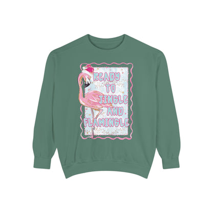 Flamingo Jingle & Flamingle Christmas Sweatshirt