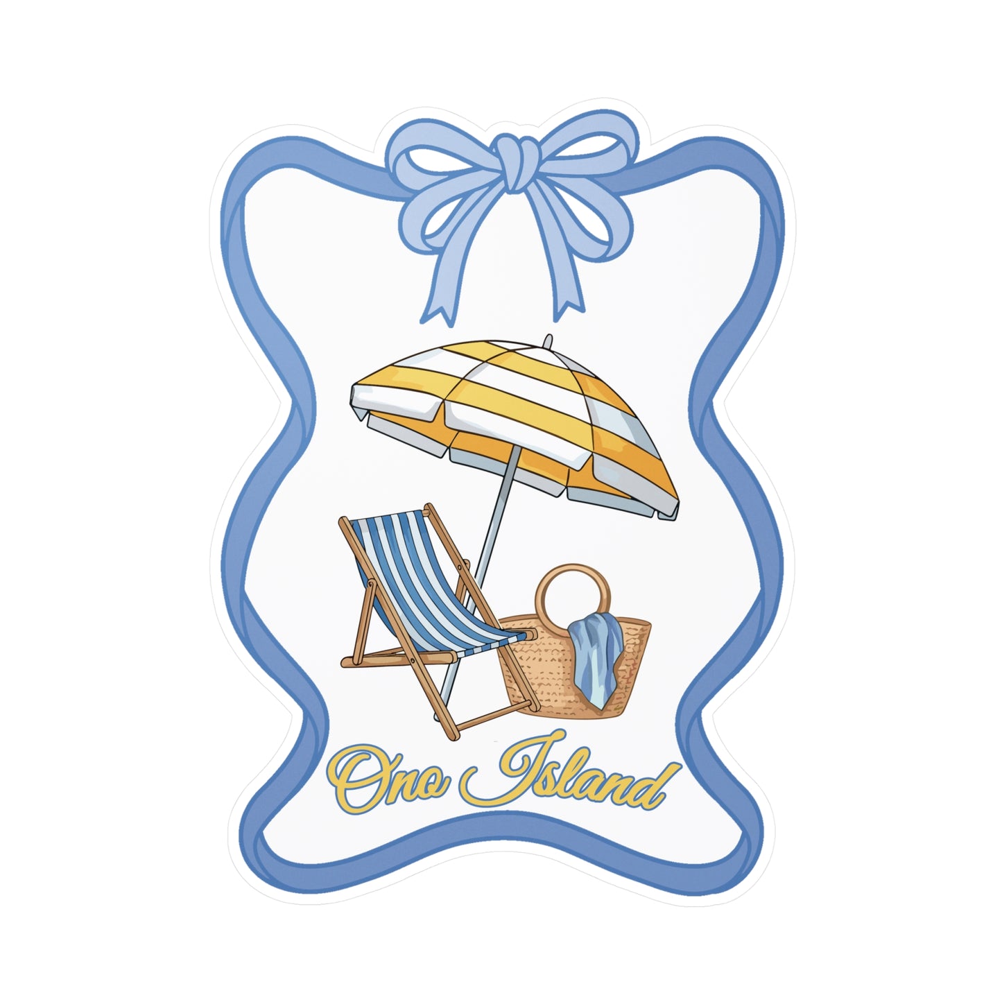 Beachy Ono Island Vinyl Decals