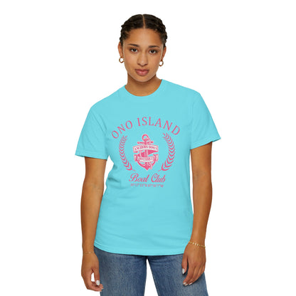 Ono Island Pink Boat Club - Comfort Colors