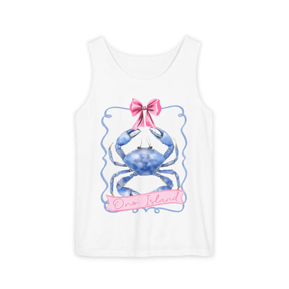 Ono Island Preppy Crab Tank Top - Comfort Colors