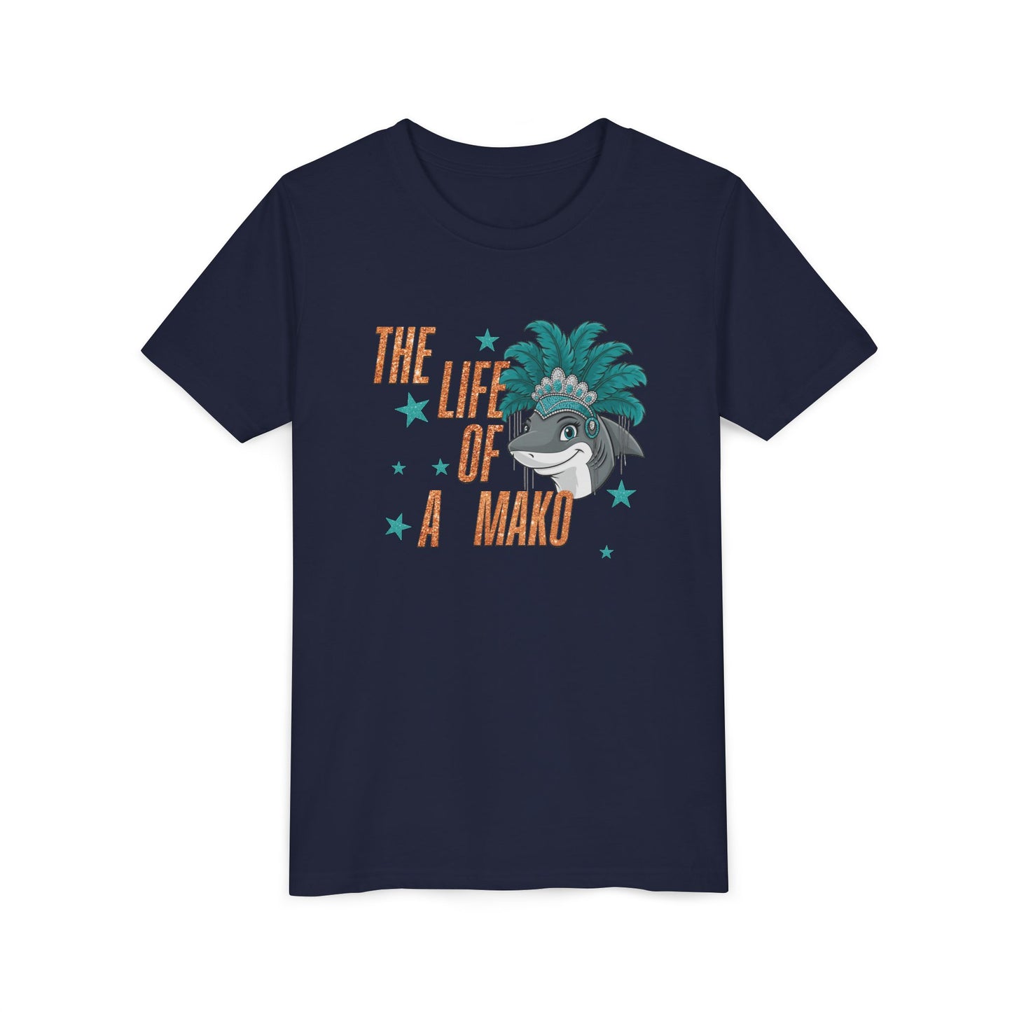 Life of a Makos FAUX Glitter - Bella Canvas