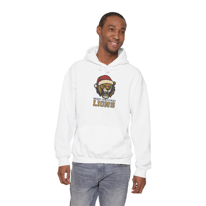 Merry Christmas Lions Hoodie — Gildan