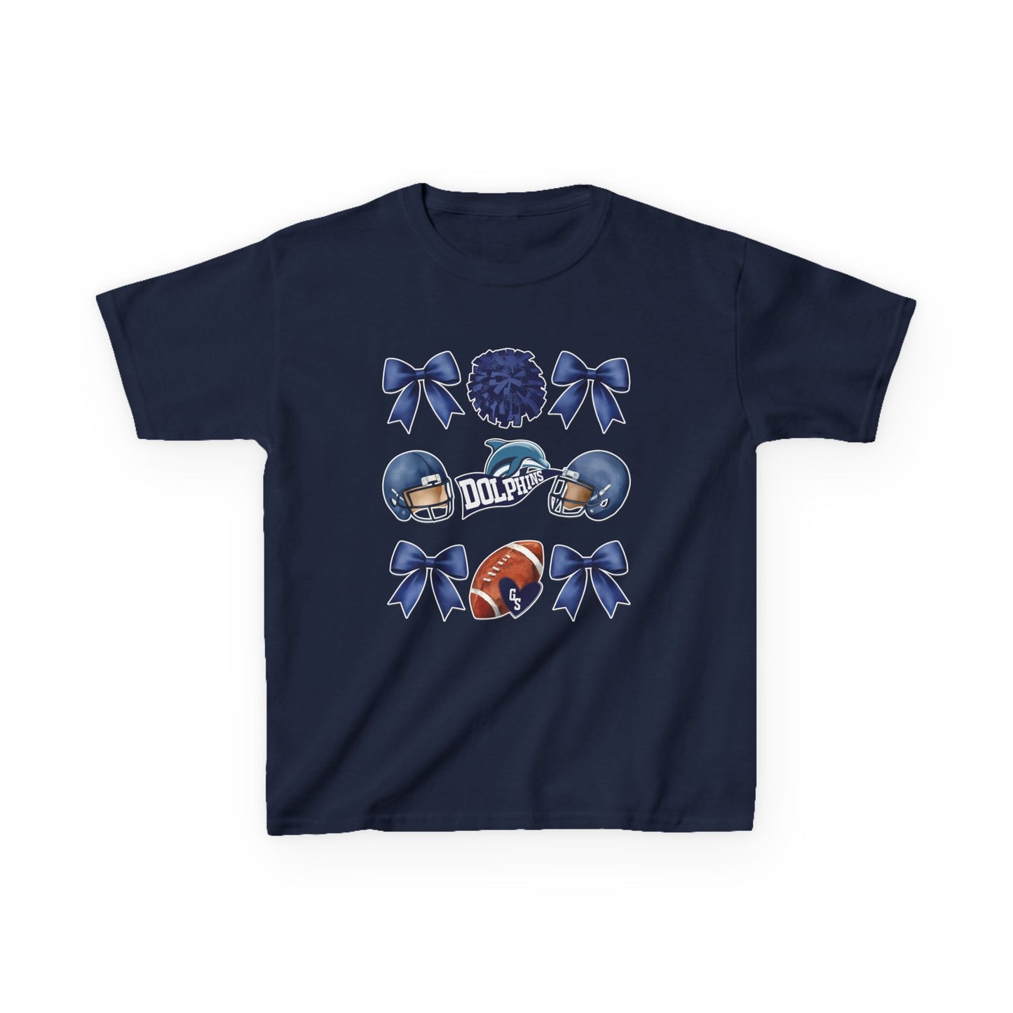 Youth Coquette Dolphins Pennant Tee