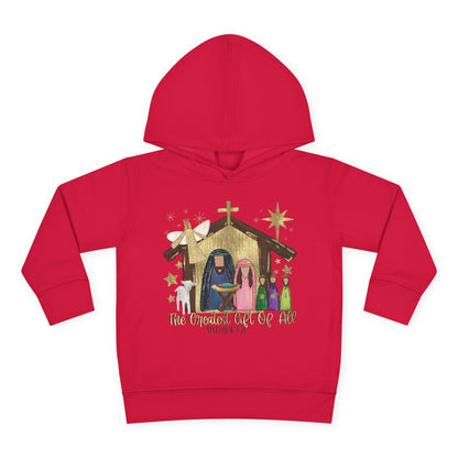 "The Greatest Gift of All" Toddler Hoodie