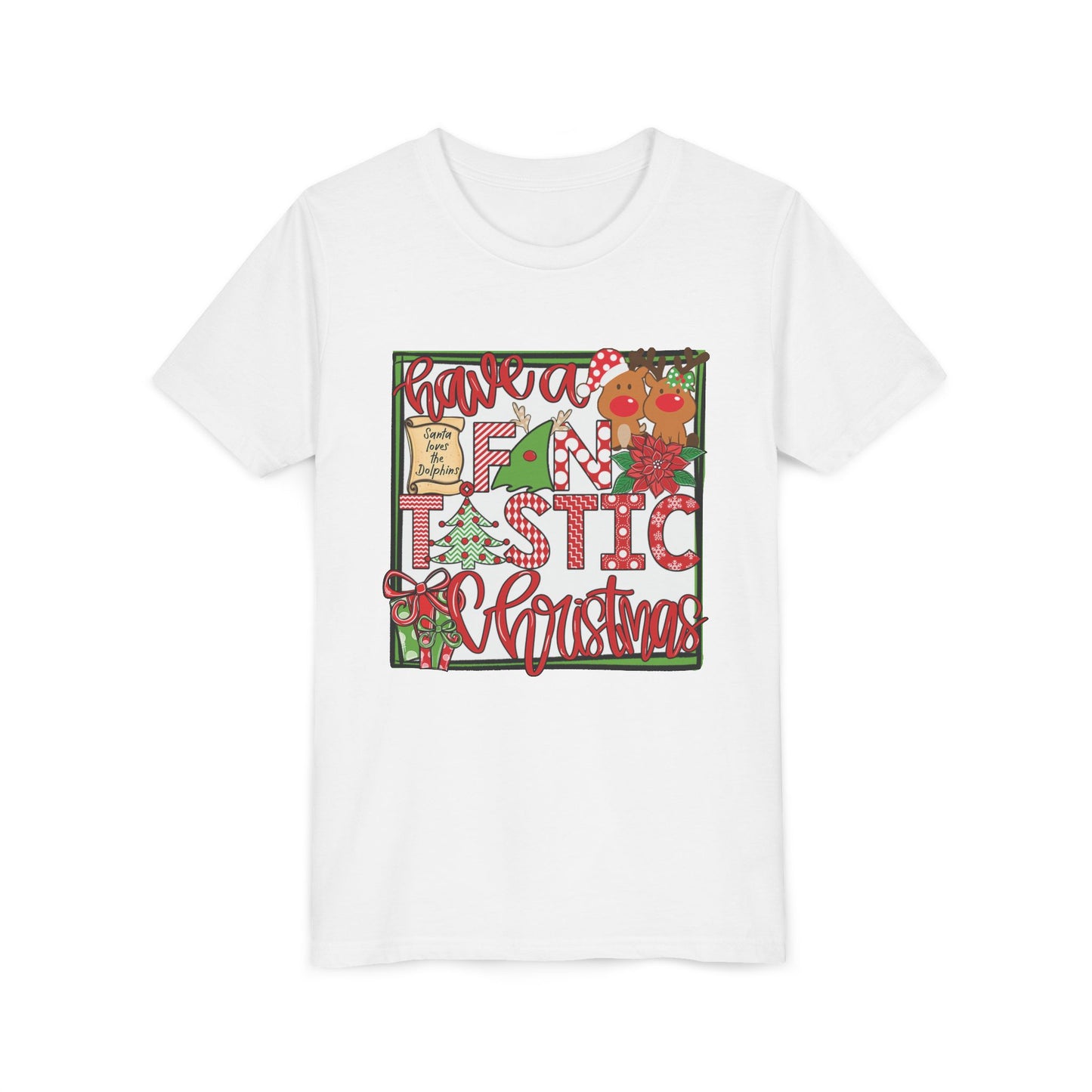 Dolphins Fintastic Tee - Bella Canvas