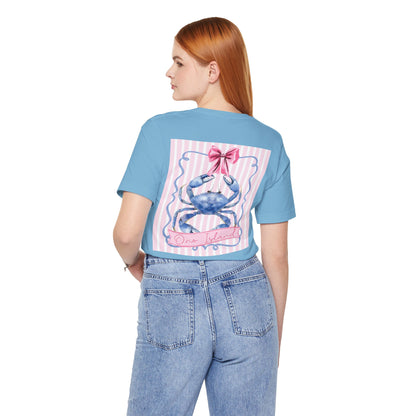 Adult Ono Island Preppy Crab T-Shirt - Bella Canvas