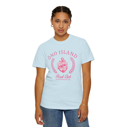 Ono Island Pink Boat Club - Comfort Colors