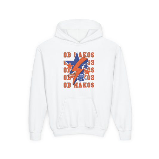 Youth Makos Lightning Football Hoodie