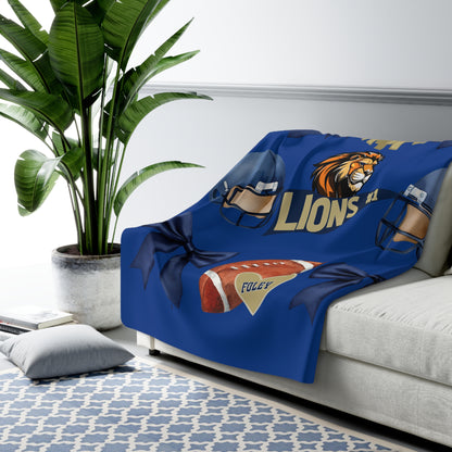 Lions Spirit Sherpa Fleece Blanket