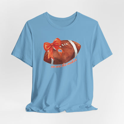 Adult Coquette Makos Football TShirt - Bella canvas