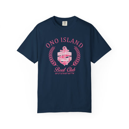 Ono Island Pink Boat Club - Comfort Colors